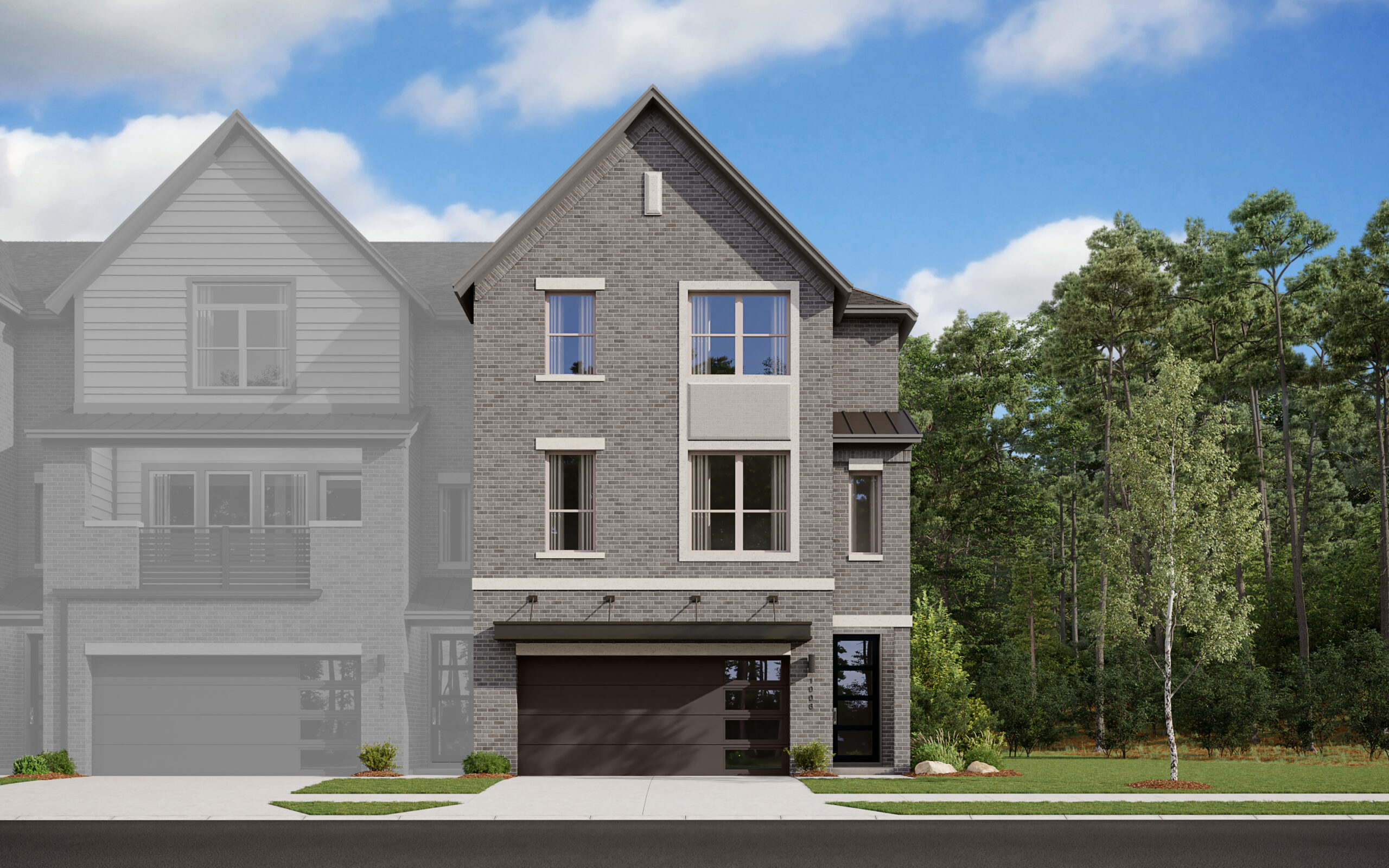 2 Story Townhouse Floor Plans in TX