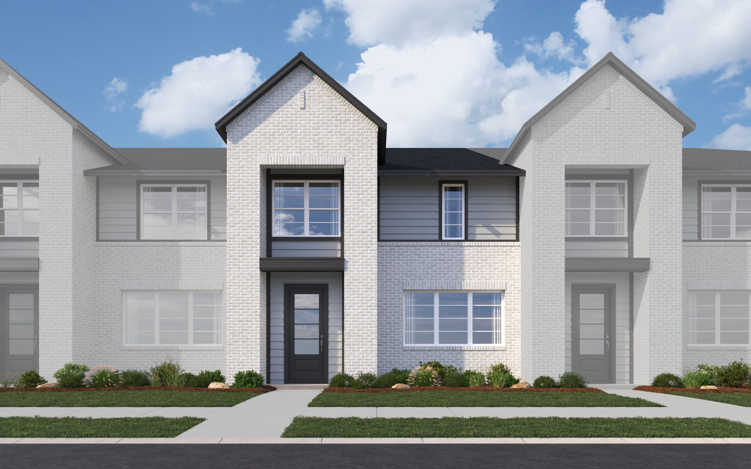 Riverside Modern - 2 Story Townhouse Plan